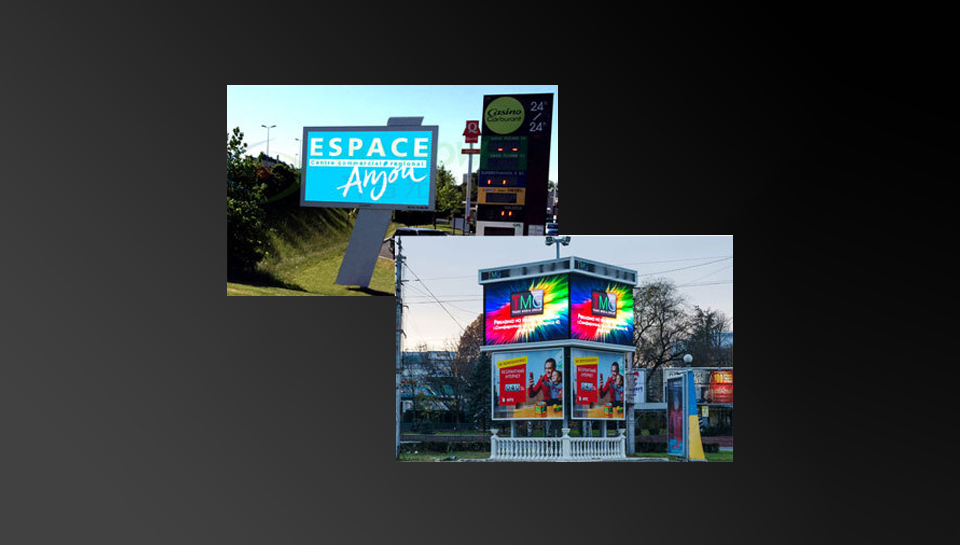 outdoor advertising led display wholesale